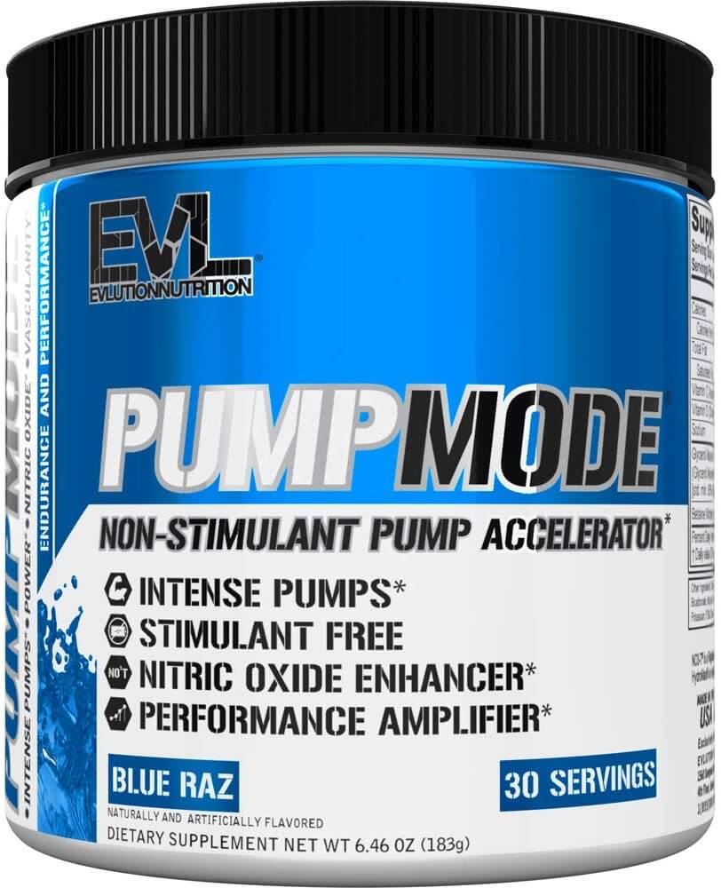Evlution Nutrition Pump Mode pre workout without beta alanine