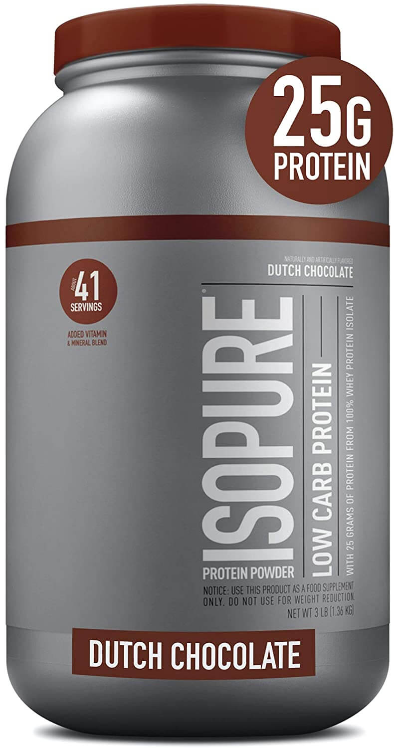 Isopure 100% Keto-friendly Protein Isolate Powder