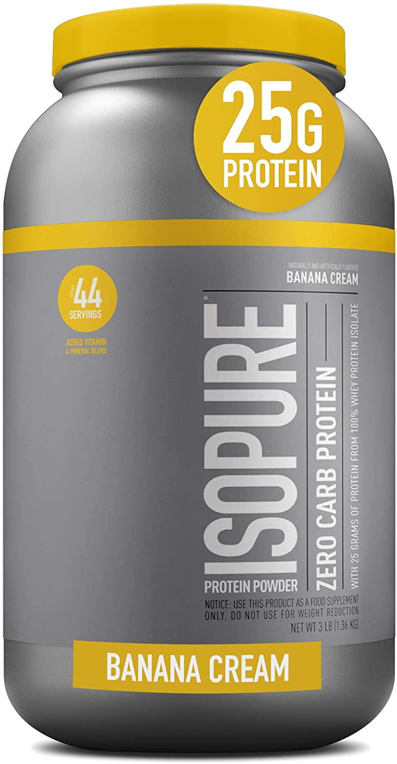 Isopure Banana Cream Flavor Protein Shake Review