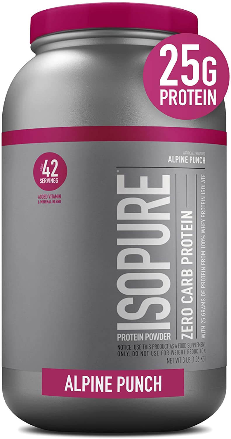 Isopure Protein Shake With Alpine Punch Taste Review