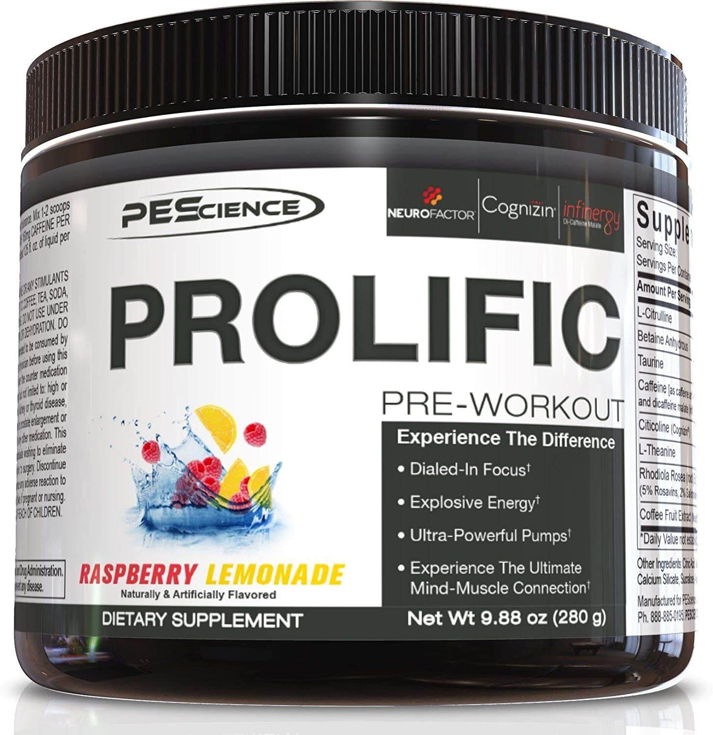 PEScience Prolific Pre-Workout Without Beta-Alanine Review