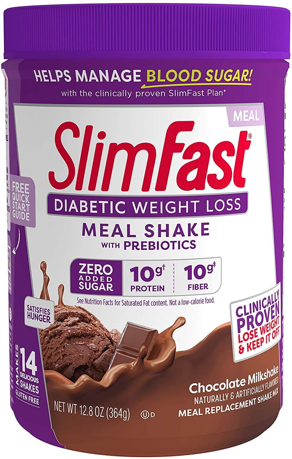 Slimfast Diabetic Weight Loss meal replacement powder