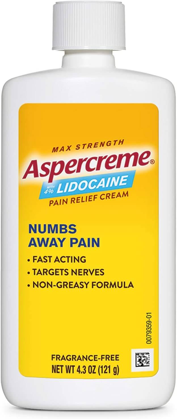 Aspercreme Pain Relieving Cream With Lidocaine Review