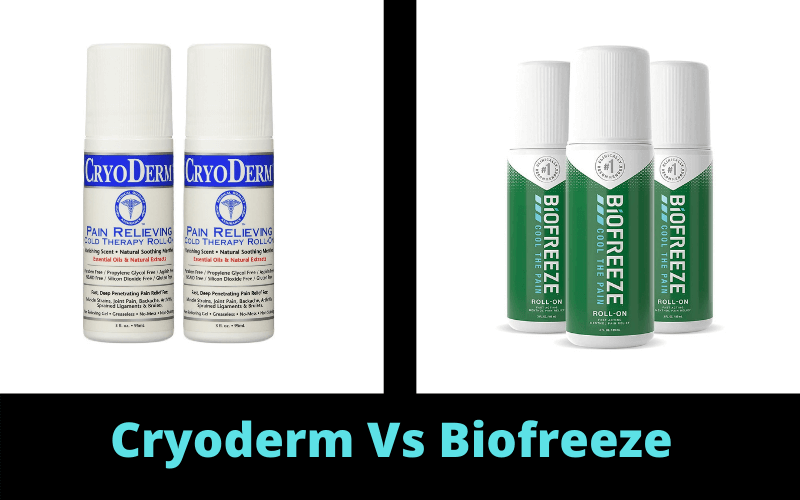 Cryoderm vs Biofreeze comparison